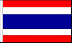 Thailand Table Flags